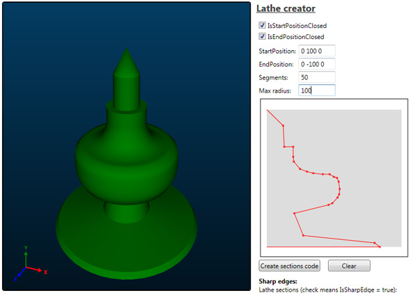 Ab3d.PowerToys Lathe creator